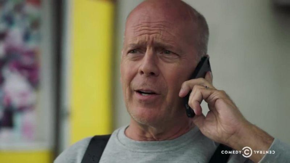 Bruce Willis, en el espot promocional de su Roast en el canal Comedy Central.