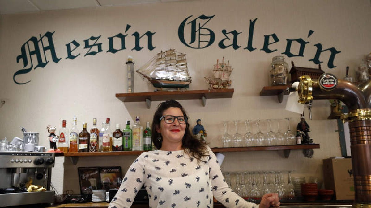 Ruth González, propietaria del Mesón Galeón. MARCIANO PÉREZ