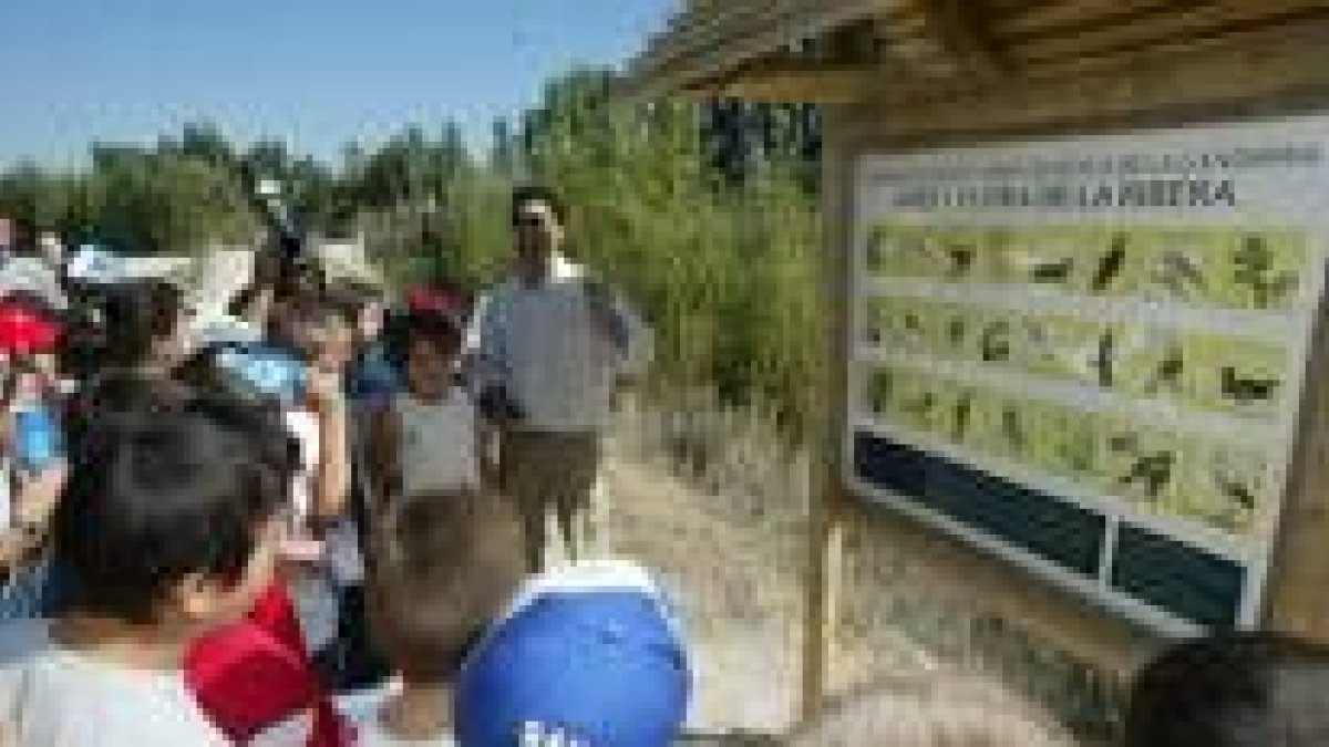 Los escolares pueden seguir una senda botánica en La Candamia