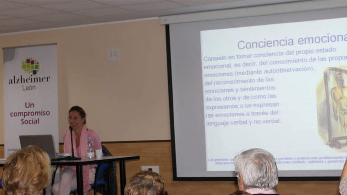 La neuropsicóloga Teresa Gutiérrez, ayer.