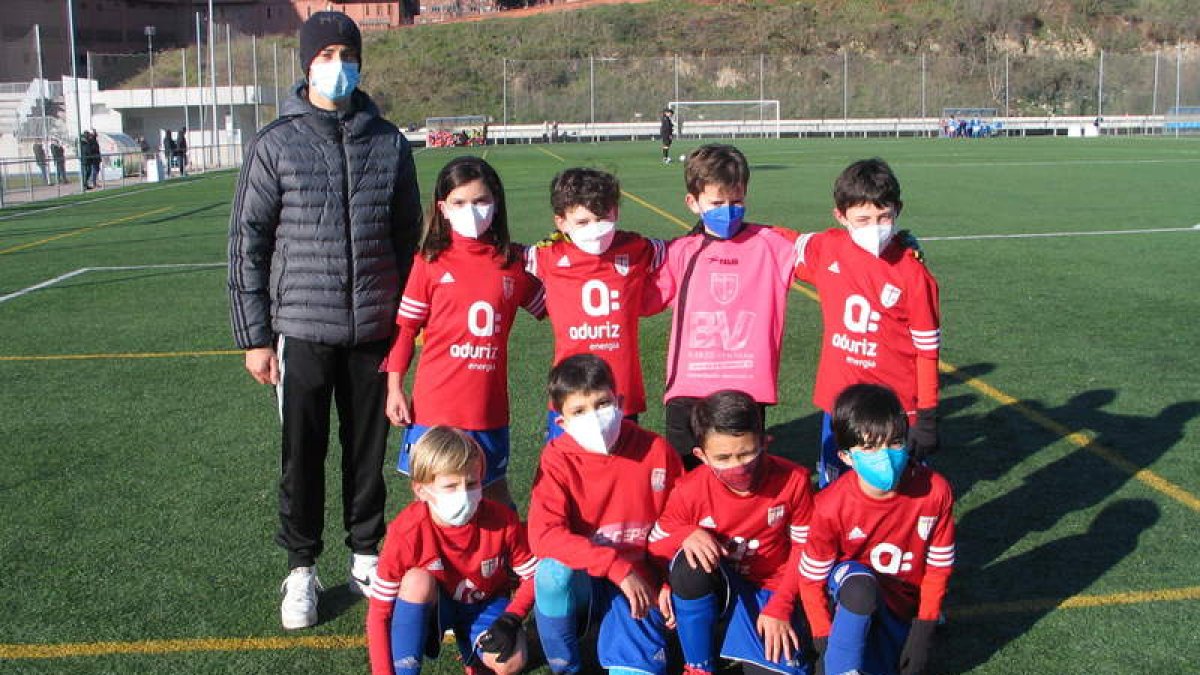 Equipo del San Ignacio de 2.ª División Benjamín. M. MACÍAS