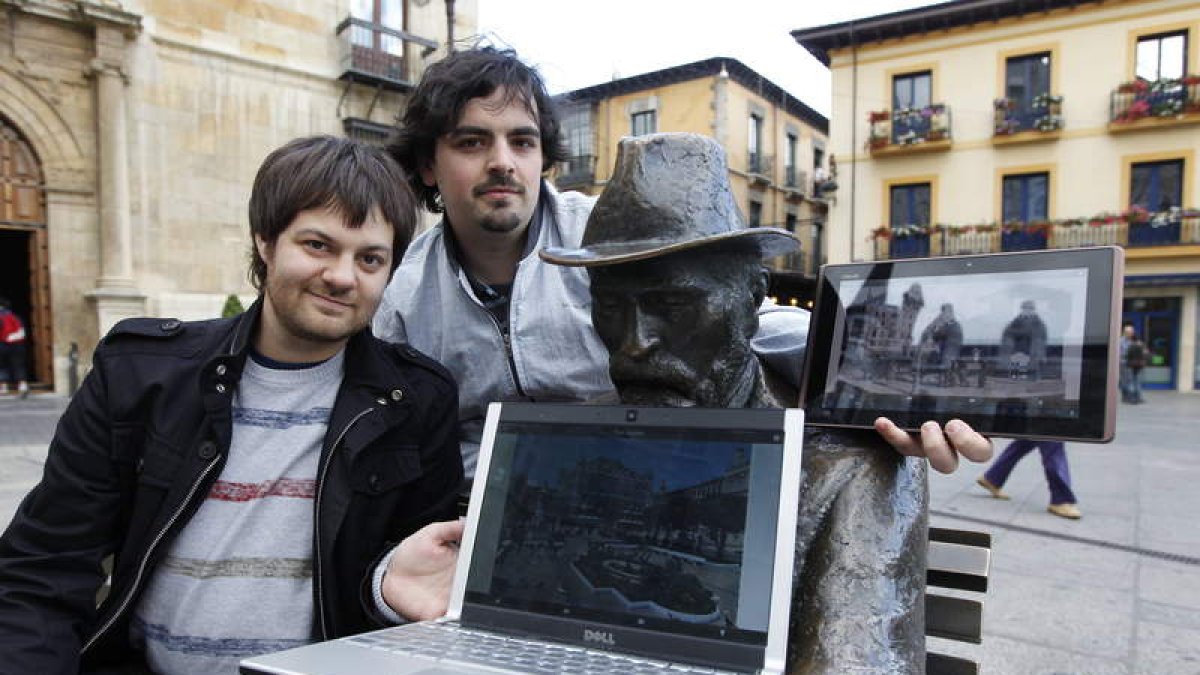 Diego Garcia del Pozo y Guillermo Santos, ingenieros informáticos leoneses, son dos de los fundadores de Glass-IC.