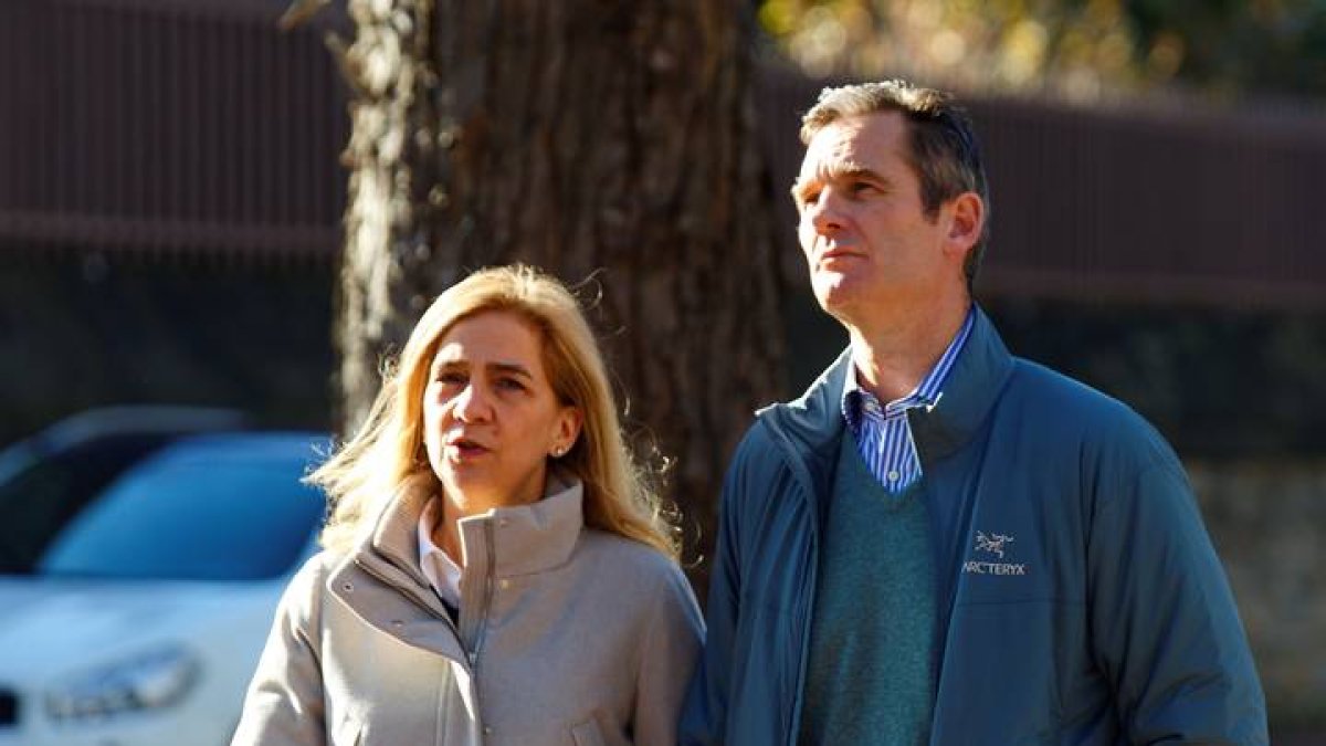La infanta Cristina e Iñaki UIrdangarin, en una imagen de archivo. DAVID AGUILAR