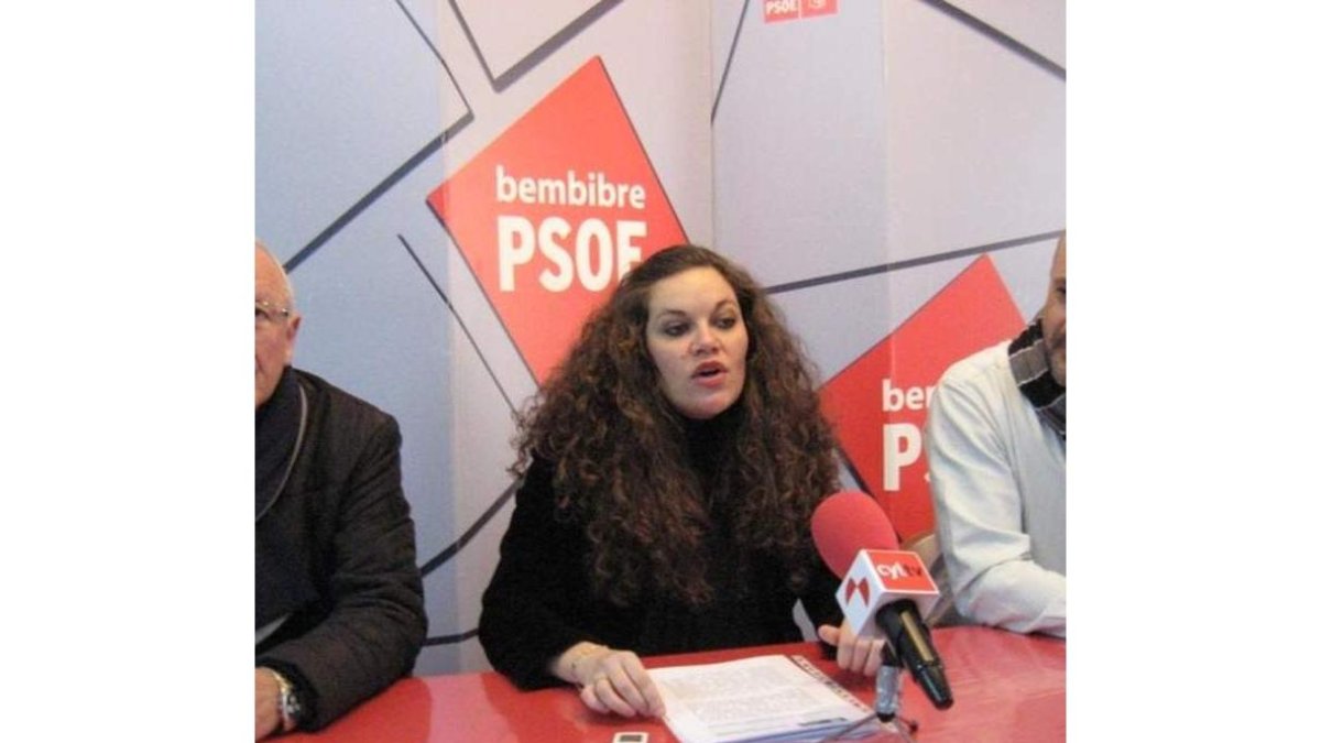 La portavoz del PSOE, Silvia Cao, en una foto de archivo. DL