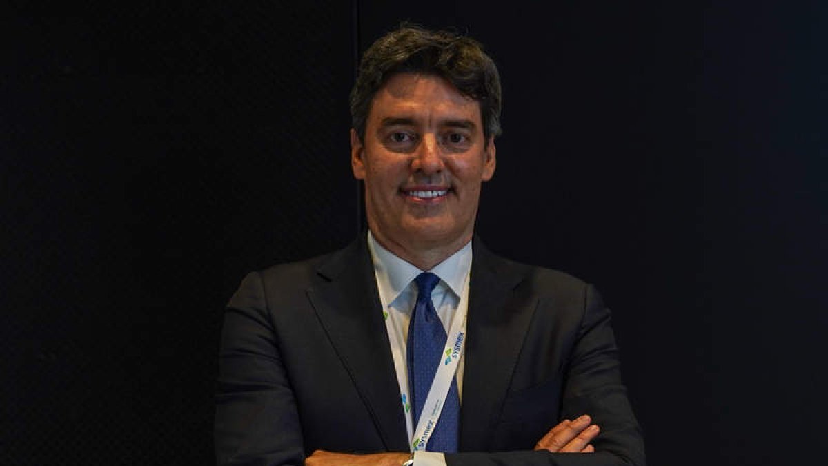 Pedro Ramírez, el sábado en la clausura del 36 Congreso Nacional  de la Sección de Ginecología Oncológica y Patología Mamaria. MIGUEL F. B.
