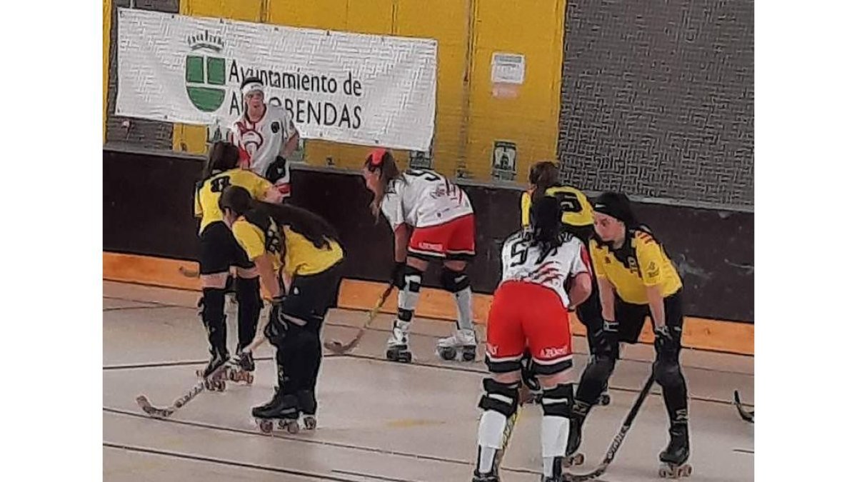 El Bembibre Hockey Club se quedó a las puertas del título. J.P.