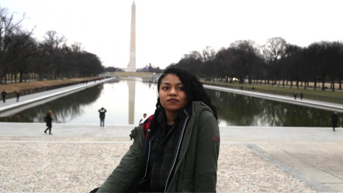 Adela Hernández en Washington.