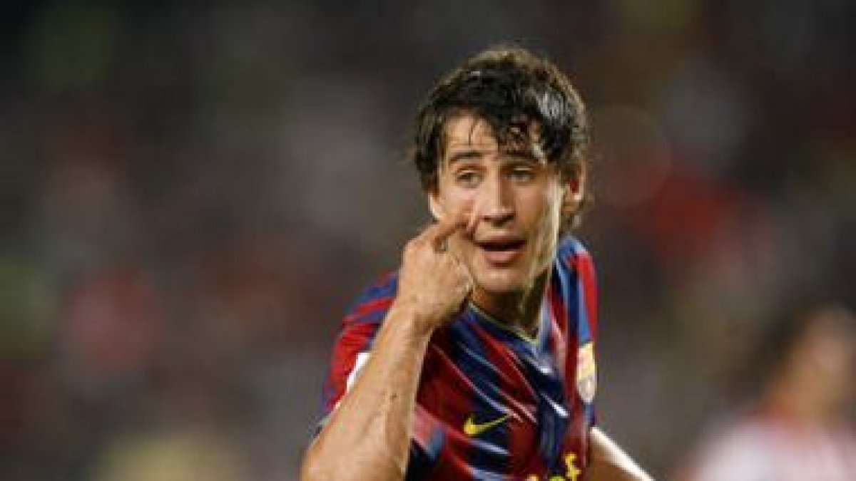 Bojan parece uno de los fijos del Barça ante la Cultural.