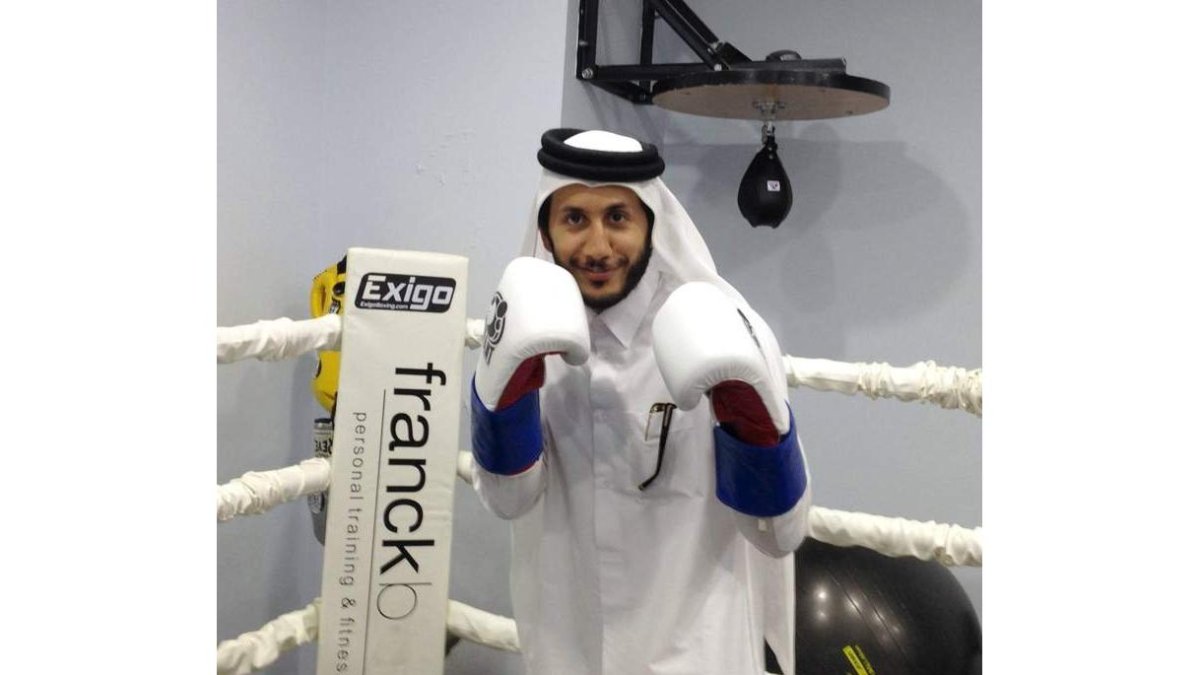 Fahad Al Thani, el único boxeador profesional de Catar. T.O.U.