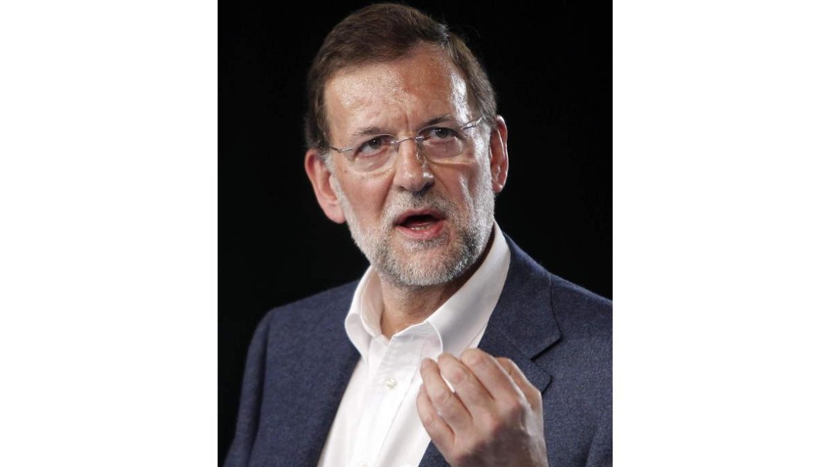 Rajoy ayer, en Barcelona.
