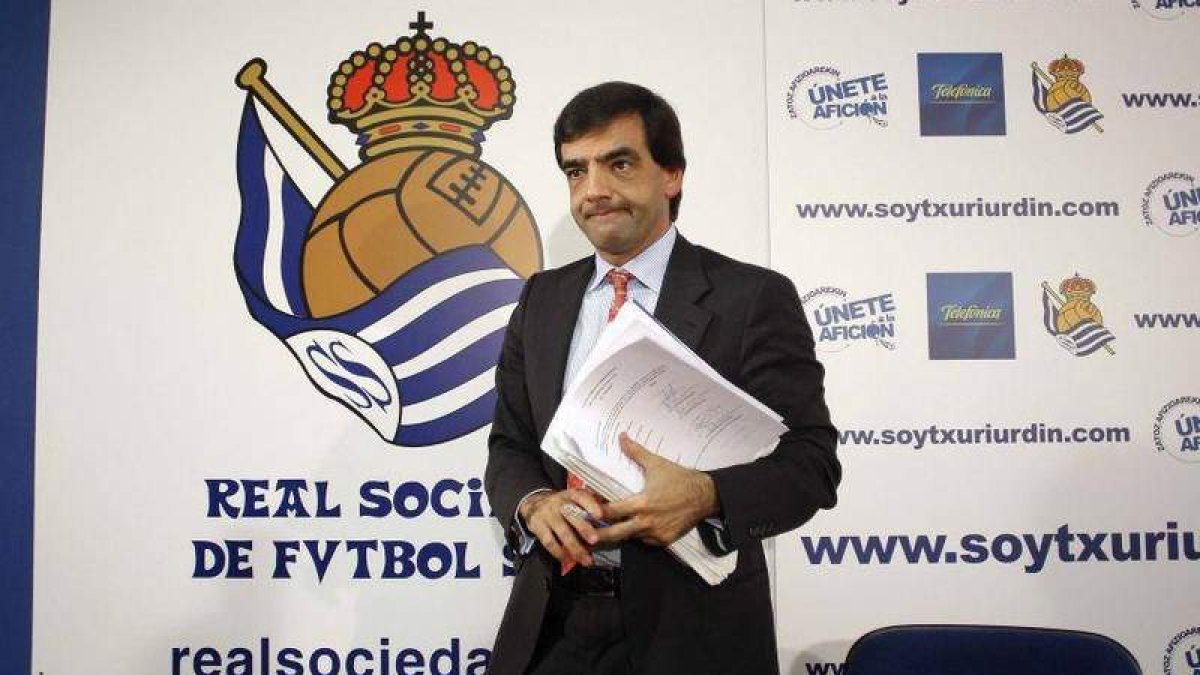 Badiola presidió menos de un año la Real de la que ahora dice que utilizaba métodos dopantes.