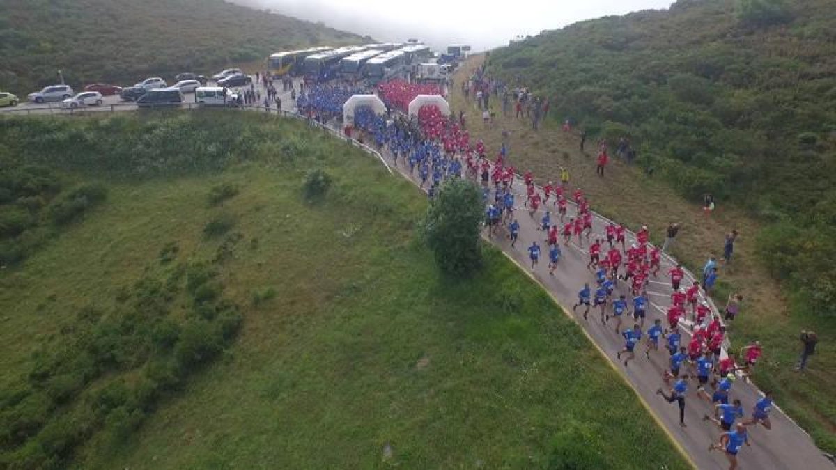 Un momento de la carrera