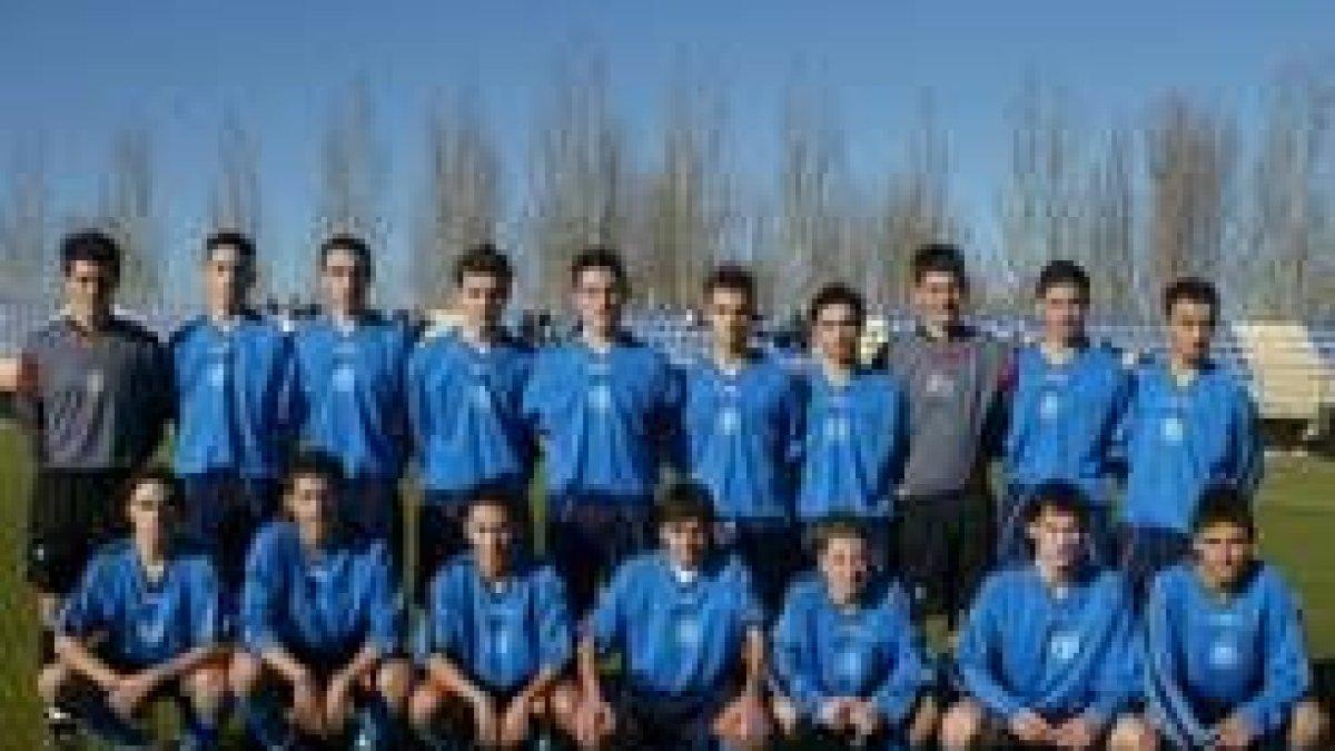 Formación de la selección de León sub-16 que logró el pase a la final