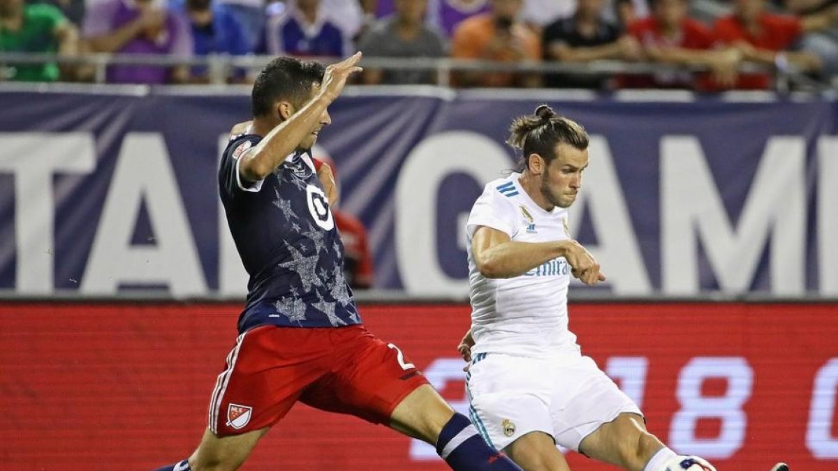 Bale, en plena acción, en Chicago