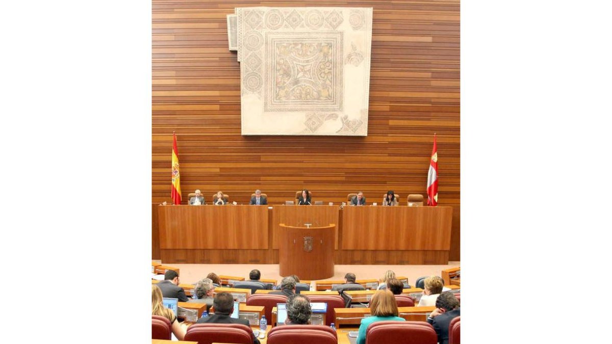 Pleno en las Cortes de Castilla y León, en una imagen de archivo.
