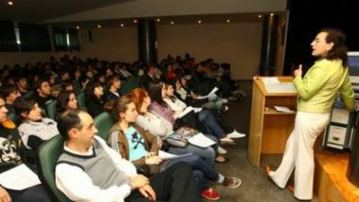 Uno de los cursos impartidos en el campus del Bierzo, en una imagen de archivo.