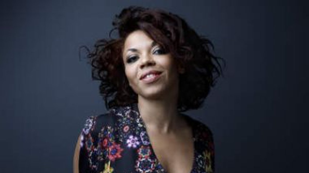 La cantante francesa Mina Agossi, que actúa esta noche en León.