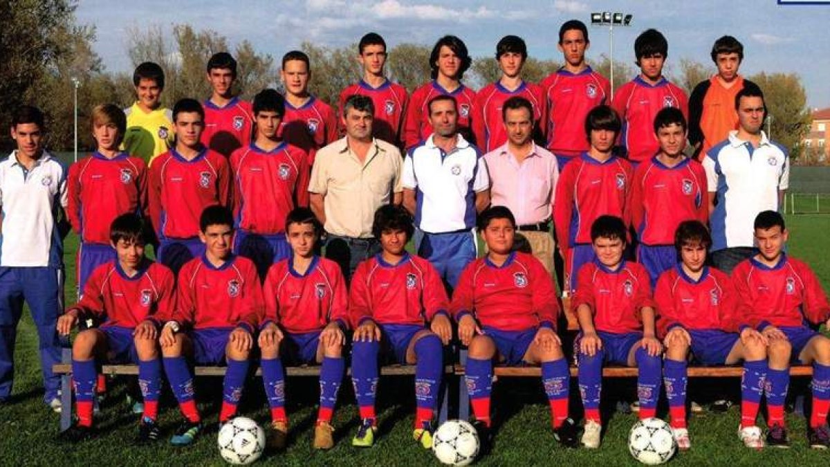 Formación del equipo del San Andrés C que milita en la categoría benjamín.