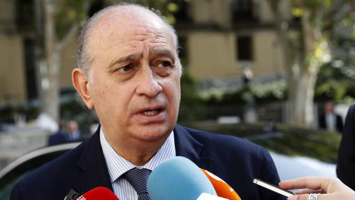 El exministro del Interior, Jorge Fernández Díaz. CHEMA MOYA