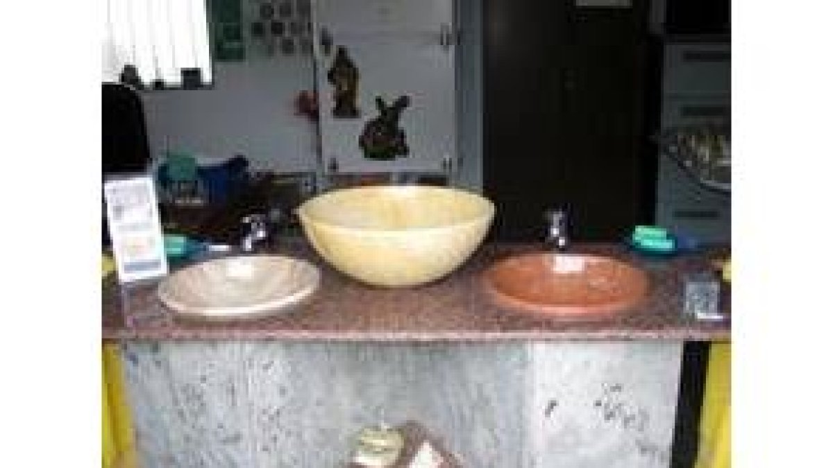 Un rincón de la sala de exposición