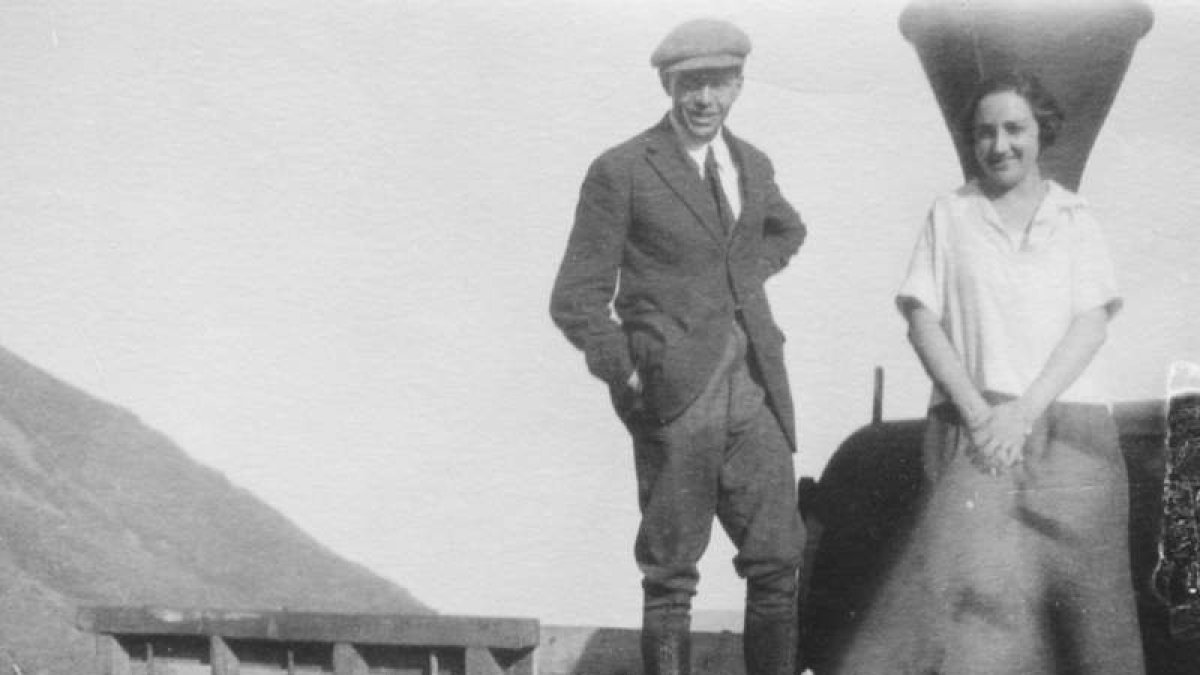 Marcelo Jorissen y Pilar García en Orallo.