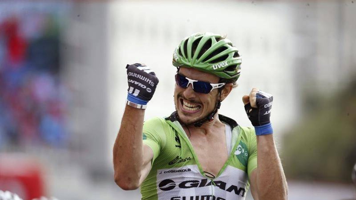 El alemán John Degenkolb (Giant Shimano) vence al esprint la decimoséptima etapa de la Vuelta Ciclista a España