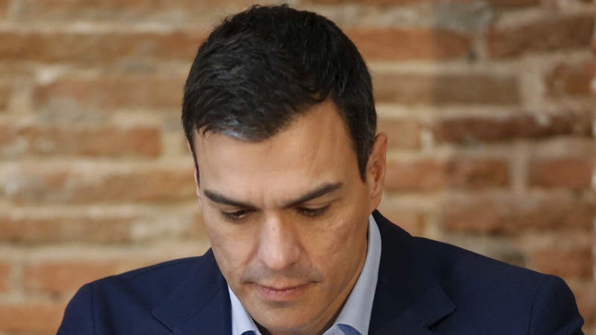 El secretario general del PSOE, Pedro Sánchez. ÁNGEL DÍAZ