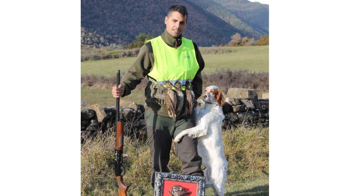Adrián Chico, campeón de becada el pasado año.