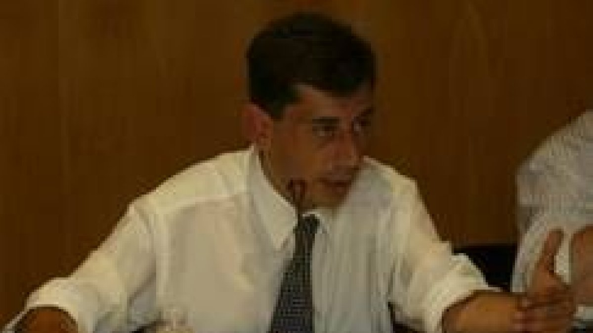 El portavoz del PP en Bembibre, Jaime González, en una foto de archivo