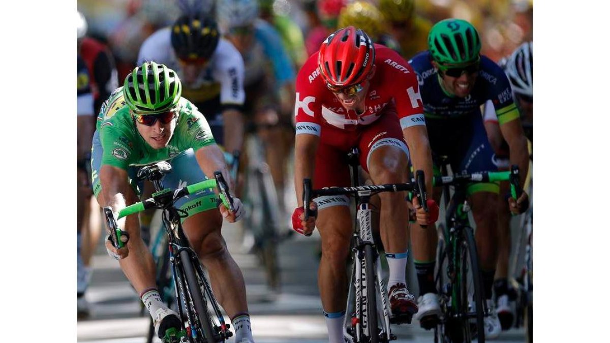 Sagan fue el más fuerte en la línea de meta. VALAT