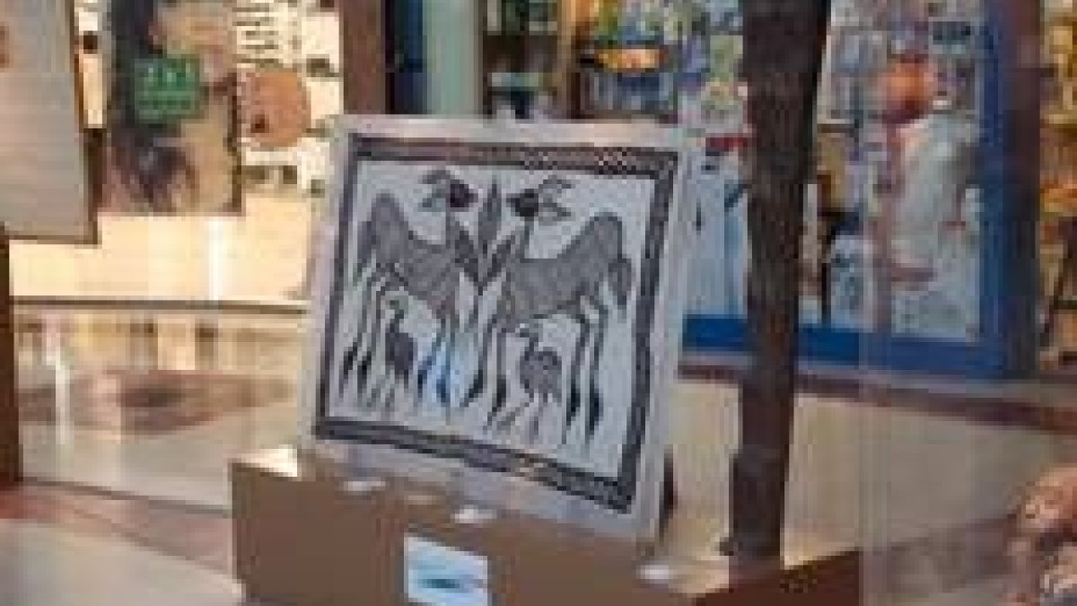 Aspecto que presenta la exposición en una de las zonas en las que se desarrolla