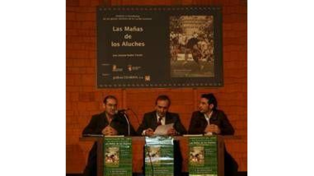 Los tres grandes protagonistas del acto de ayer