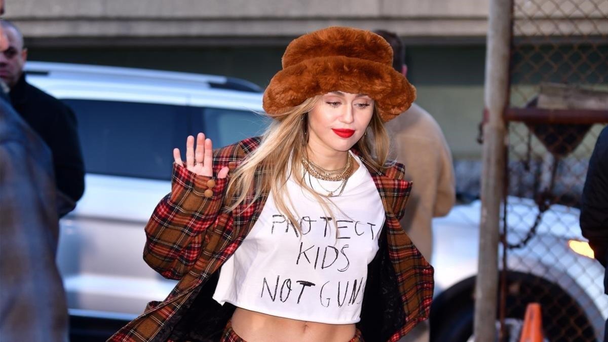 Miley Cyrus, el pasado 10 de diciembre en Weehawken (Nueva Jersey)