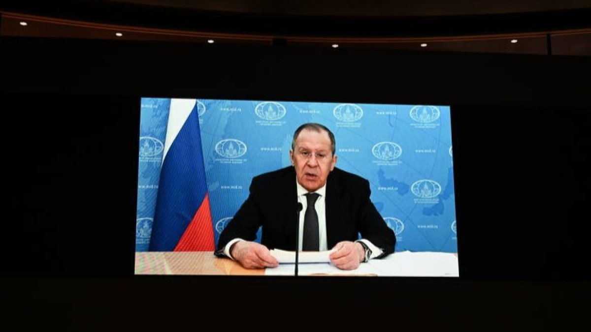 Lavrov, ministro de Exteriores ruso. FABRICE COFFRINI