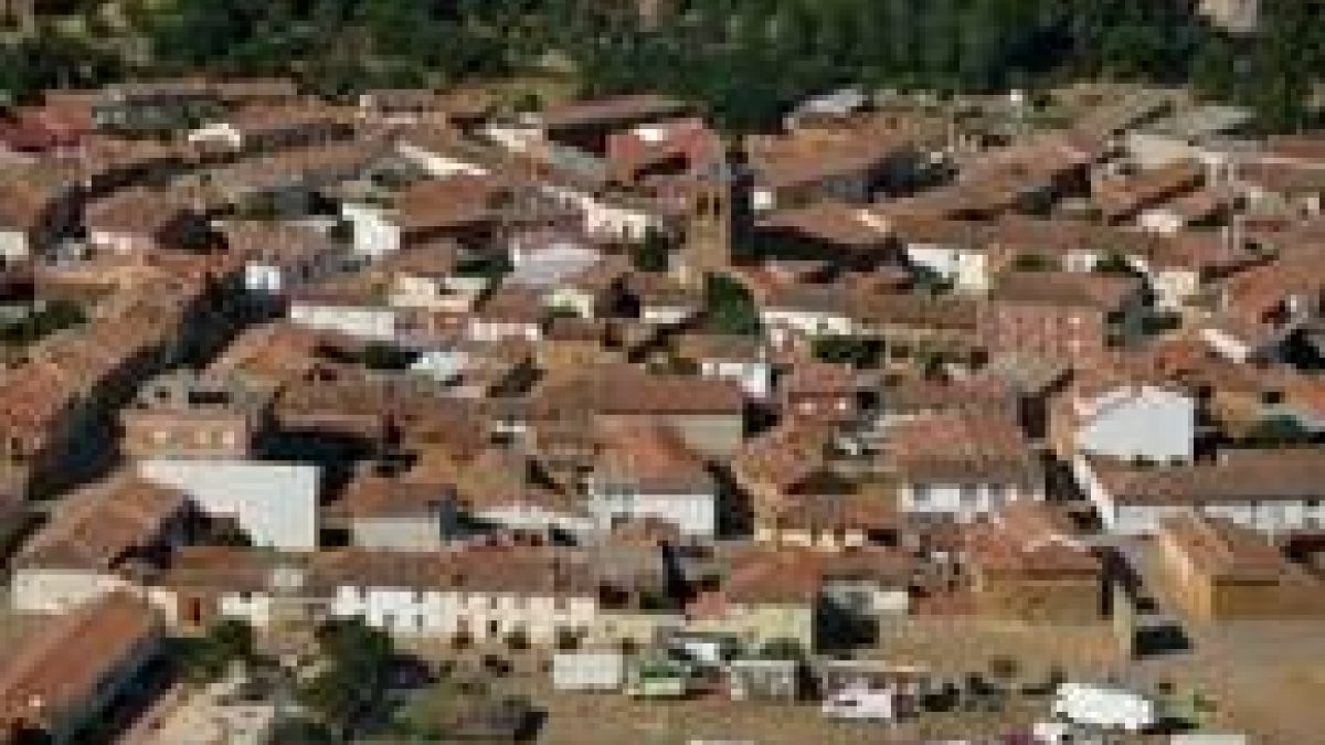 Vista aérea de Gordaliza del Pino