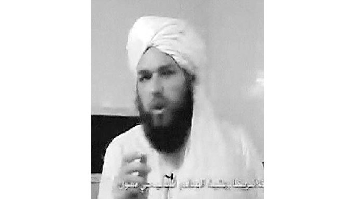 Azzam el Americano, en su última aparición en vídeo