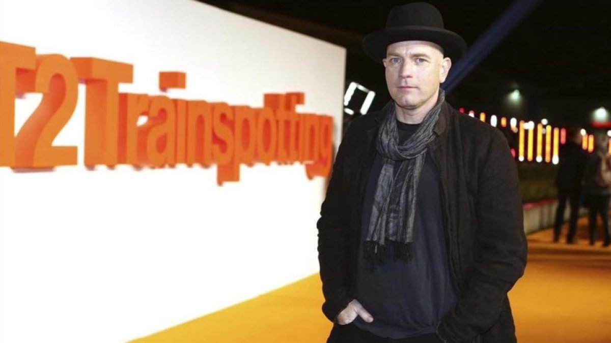 Ewan McGregor, en el estreno de 'Trainspotting II' en Edimburgo.