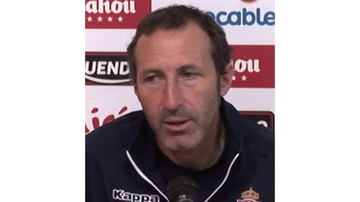 Hervás, en rueda de prensa. DL