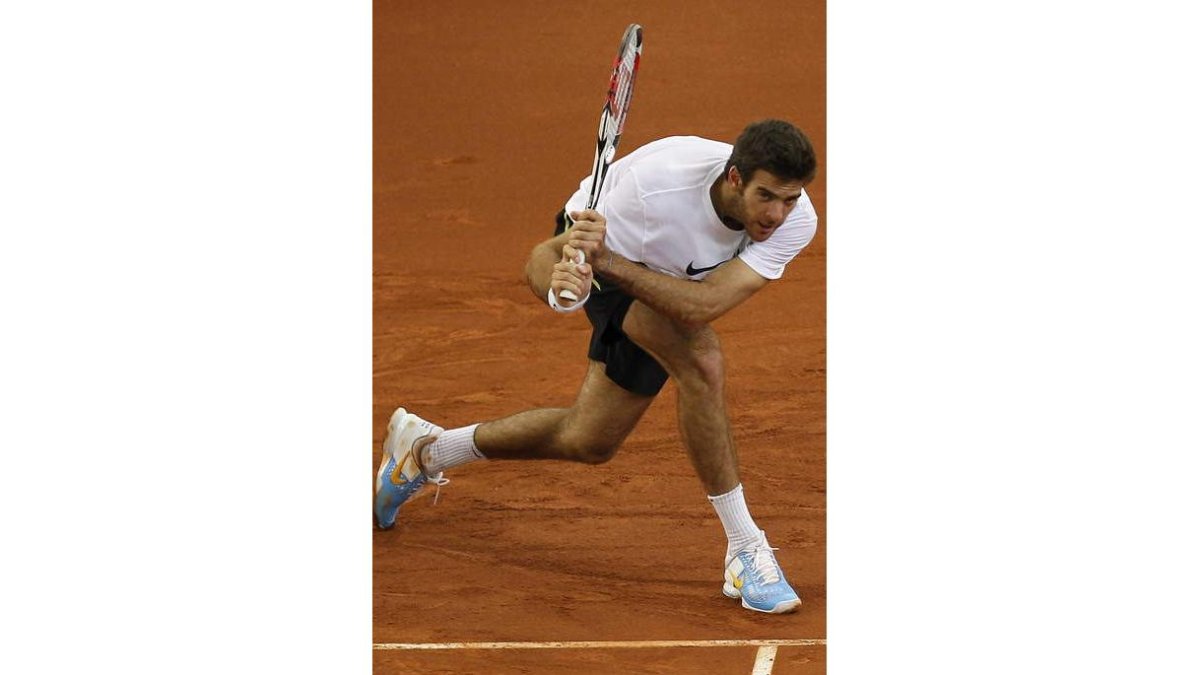 Del Potro es la gran esperanza argentina para derrotar a España.