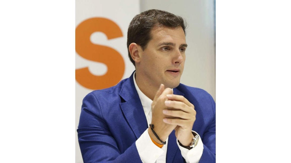 El presidente de Ciudadanos, Albert Rivera. PACO CAMPOS
