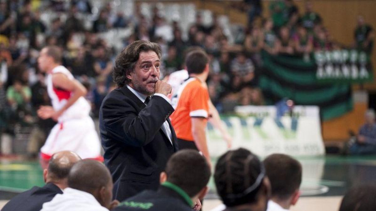 Pepu Hernández, durante un partido con el Joventut.