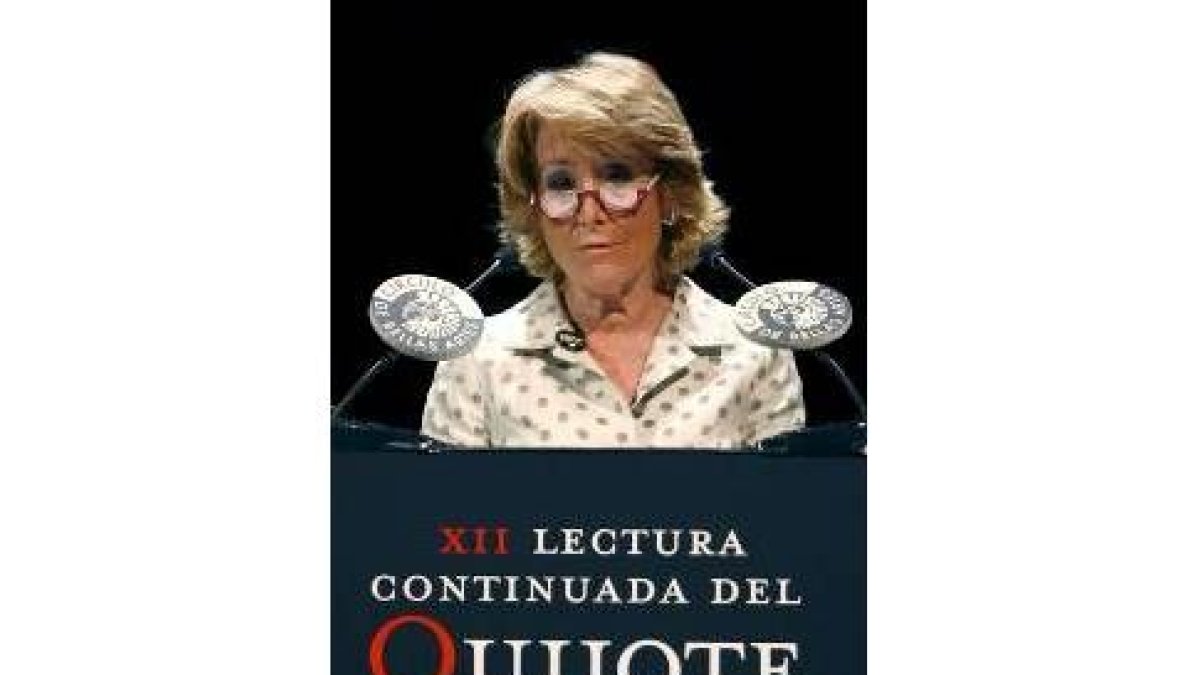 Aguirre intervino en la lectura del Quijote en el Círculo de Bellas Artes