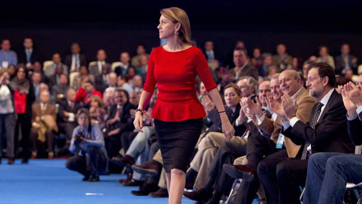 La secretaria general del PP, María Dolores de Cospedal.