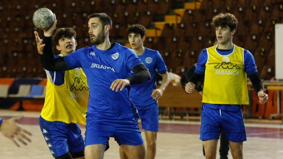 El Ademar buscará ampliar en Huesca su racha. fERNANDO OTERO