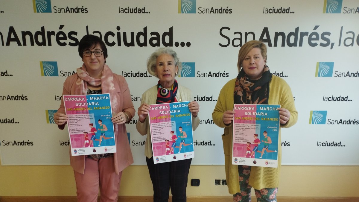 Presentación de la marcha contra el cáncer de San Andrés del Rabanedo. DL
