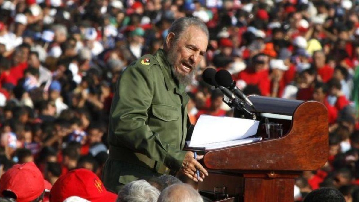 Fidel Castro, el 1 de mayo del 2006 en La Habana.