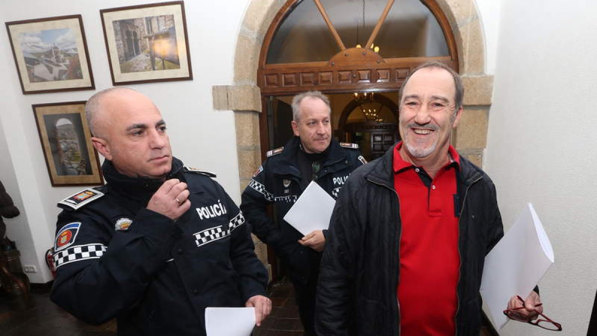 Arturo Pereira, Aníbal Merayo y Aquilino Borraz.