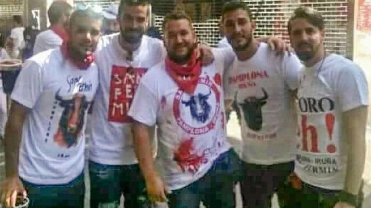 Los cinco miembros de la Manada condenados.