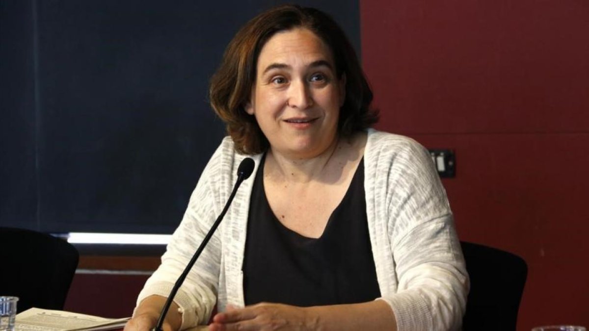 La alcaldesa de Barcelona, Ada Colau