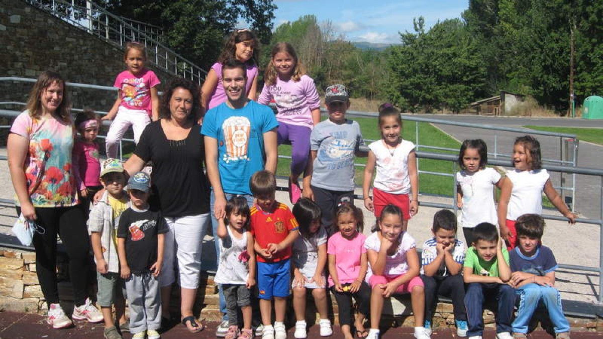 Los niños que participaron en el campamento tenían edades comprendidas entre 3 y  10 años.